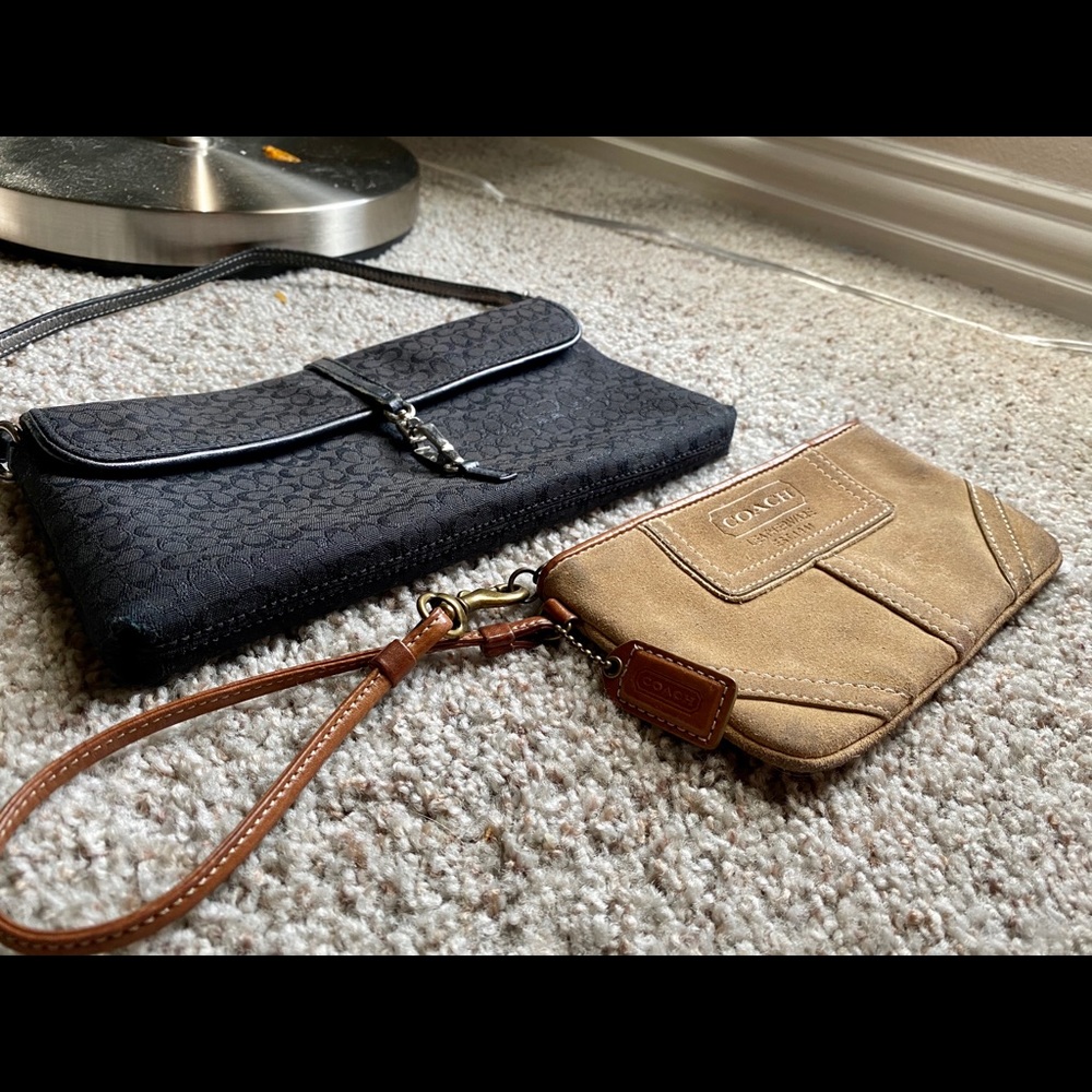 Coach Combo! Wristlet and a Purse
